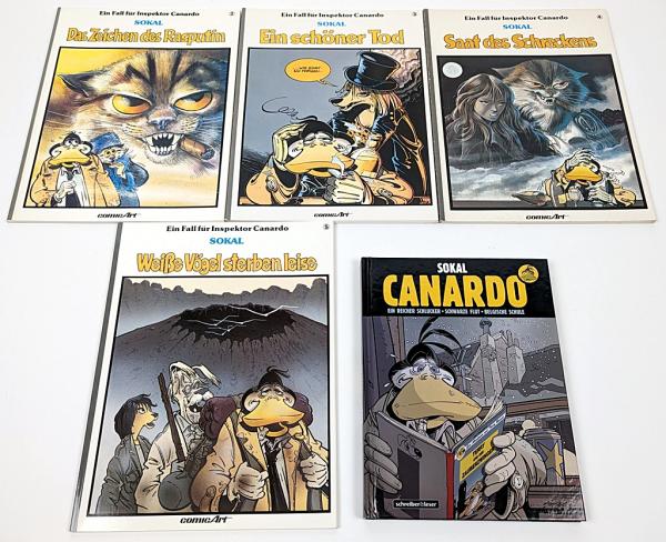 Inspektor Canardo Comics Konvolut - Carlsen & Schreiber und Leser