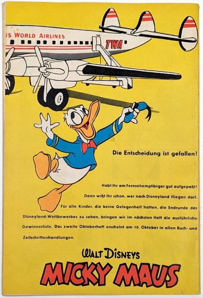 Micky Maus Originalheft 20 von 1956 - Z:2, Ehapa Verlag