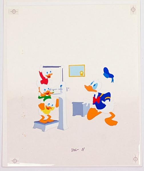 Disney Original Art - Donald, Tick, Trick und Track, Folie