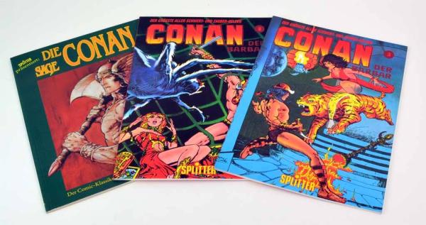 Zur Auswahl: Conan Band 1 - 3 Splitter Z:1