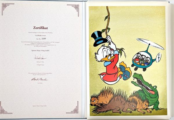 Disney Carl Barks Covers Portfolio, leinengebunden und limitiert mit Zertifikat