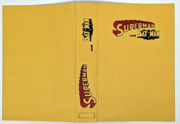 Original 1970er Superman Batman Sammelmappe - sehr gut - Ehapa