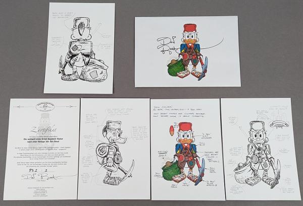 DON ROSA NELLY & DAGOBERT + extra Signatur - PRE-PRODUCTION SAMPLE