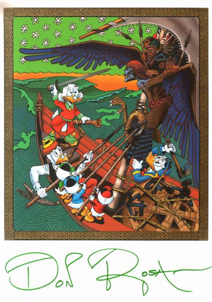 DON ROSA DRUCK / PRINT "Quest for Kalevala" SIGNIERT