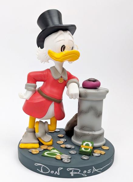 DON ROSA FIGUR - ONKEL DAGOBERT UND SEINE NUMMER EINS - Extra SIGNIERT
