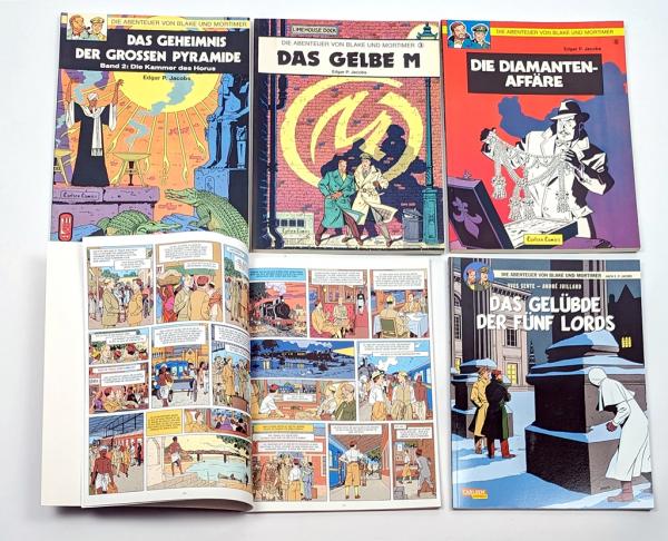 Die Abenteuer von Blake und Mortimer Band 1-25 - alle 1. Auflage, Carlsen Verlag