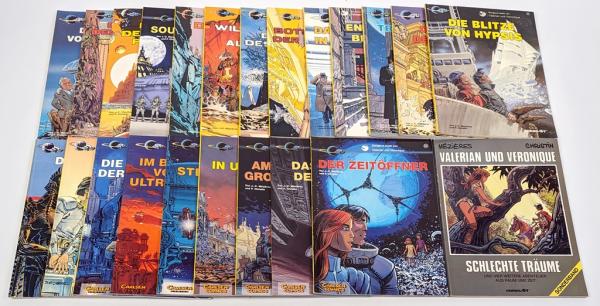 Valerian und Veronique 1-21 plus Sonderband plus Spezial 1+2 , Carlsen Verlag
