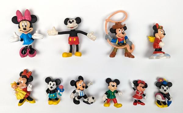 Konvolut Micky Maus und Mini Maus Figuren - PVC - Bullyland und andere