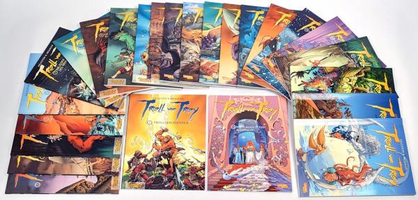 Troll von Troy - Band 1 bis Band 25 in 1. Auflage - Carlsen Verlag
