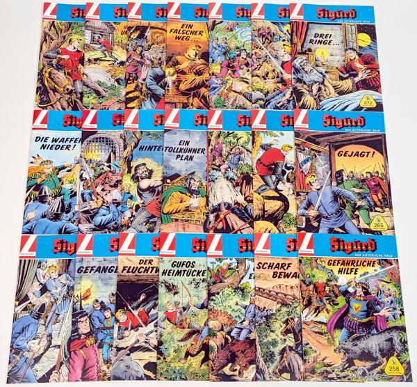 Sigurd Großband Heft 258-278, 21 Hefte, Top-Zustand - Ingraban Ewald Verlag