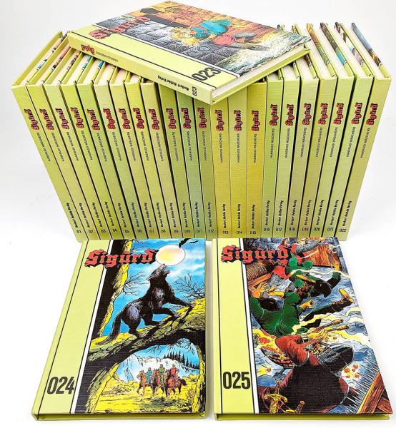 Sigurd Buch grün 1-25 komplett - sehr gut / Z: 1, Hethke