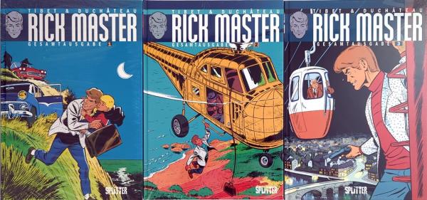 Rick Master Gesamtausgabe Band 1-3, noch in OVP - Splitter Verlag