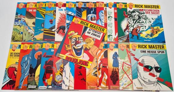 Rick Master Band 1-25 komplett - alle 1. Auflage - Carlsen Verlag