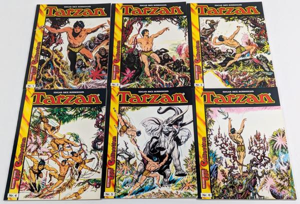Tarzan Album 1-6 komplett - Hethke Top Collection