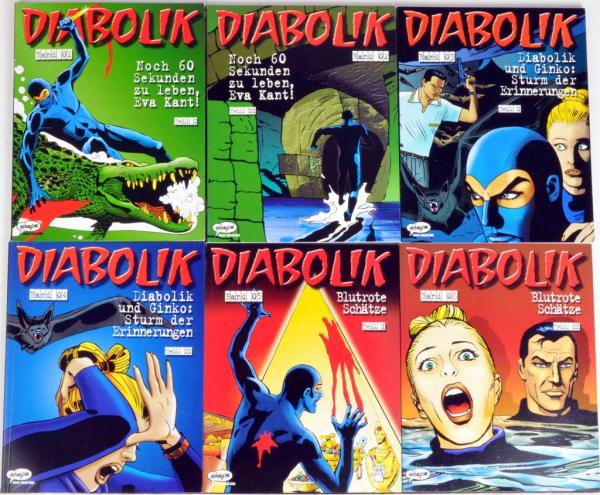 Diabolik - kompl. Bd. 1-6 - SC - Ehapa 2001 - ungelesen