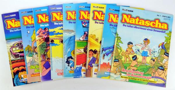 NATASCHA Band 1-9 komplett, Bastei Verlag 1984, Z:1