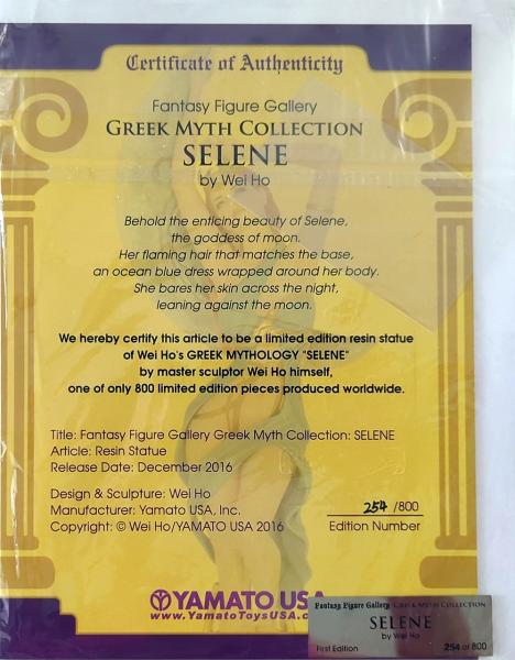 Yamato Fantasy Figure Gallery Greek Myth Selene 1/6 Statue Wei Ho OVP 351080