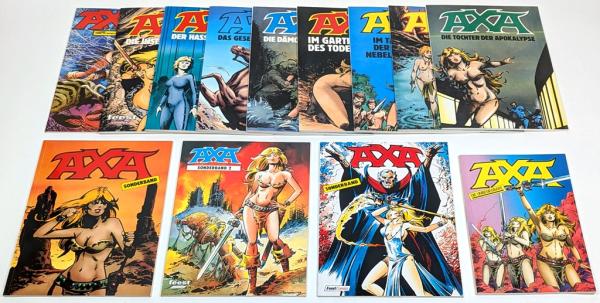 AXA Band 1-9 & Sonderband 1-3 & Die Unbesiegbare - Feest Verlag