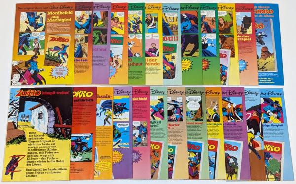 Zorro Heft 1979-1981 24 Hefte komplett - erschienen bei Ehapa 1979-1981, Z: 1