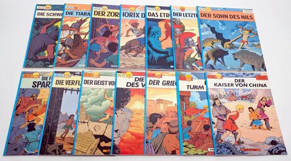 Alix Band 1-14 komplette Edition, sehr gut, Carlsen & Feest Verlag