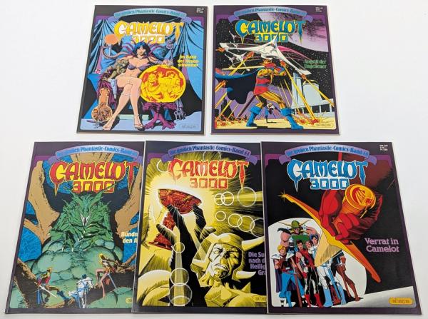 5x Camelot Comics, alle Ausgaben aus den Großen Phantastic-Comics - Ehapa TOP